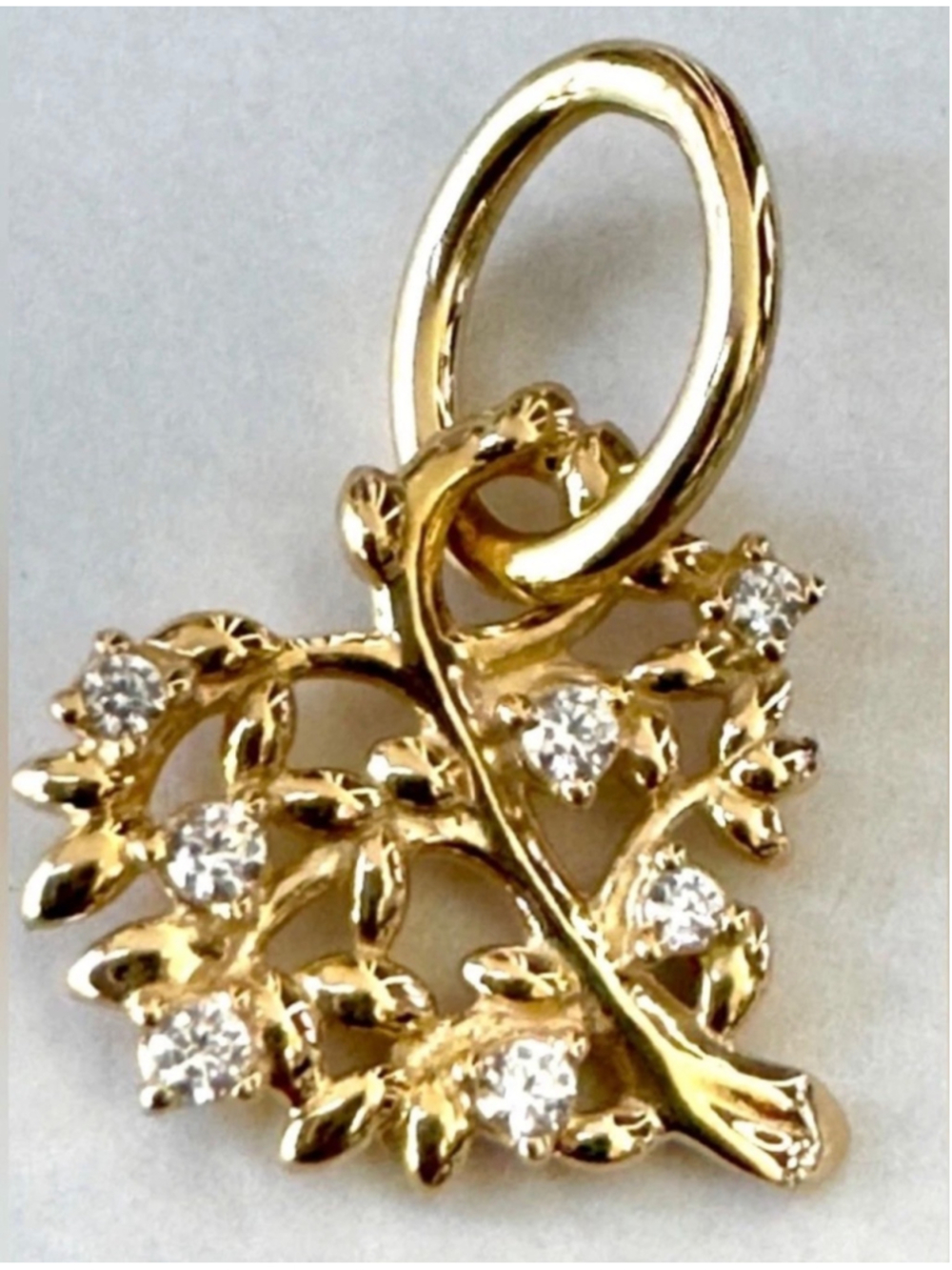 NEW❗️Pandora 14K Sparkling Heart & Family Tree Dangle Charm 752604C01
